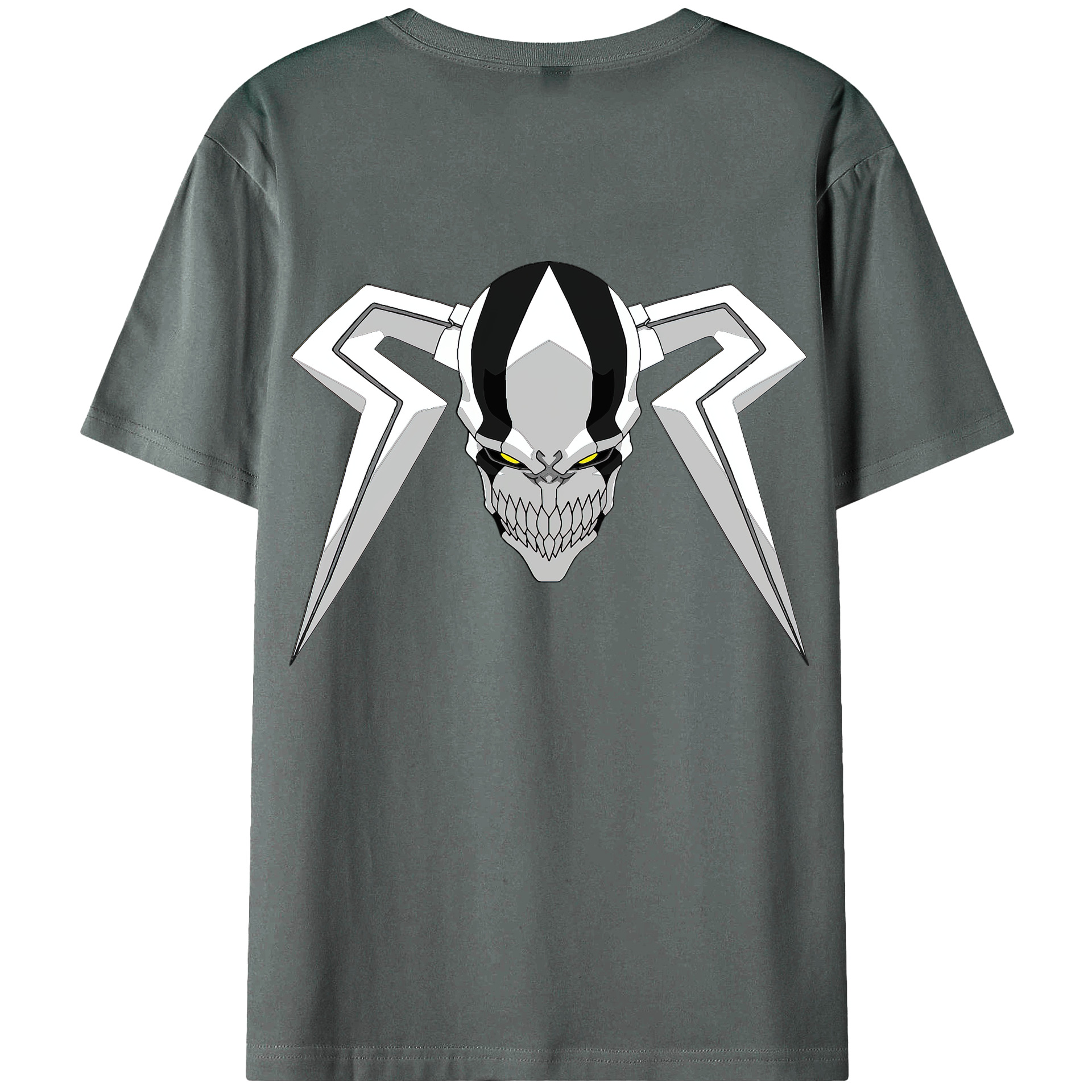 （画像用） ブリーチ 黒崎一護（くろさき いちご）BLEACH Kurosaki Ichigo 綿100％ メンズ半袖Tシャツ（バックプリント） 通気性